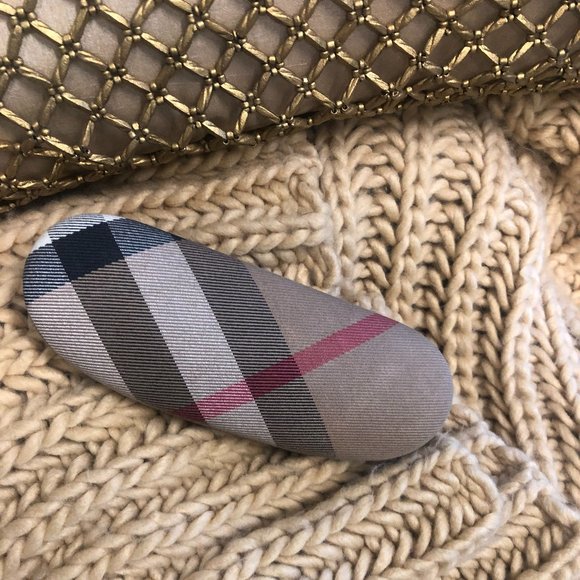 Pre-Owned-BURBERRY Hard Case for Glasses. Classic Burberry Pattern. - Picture 2 of 7